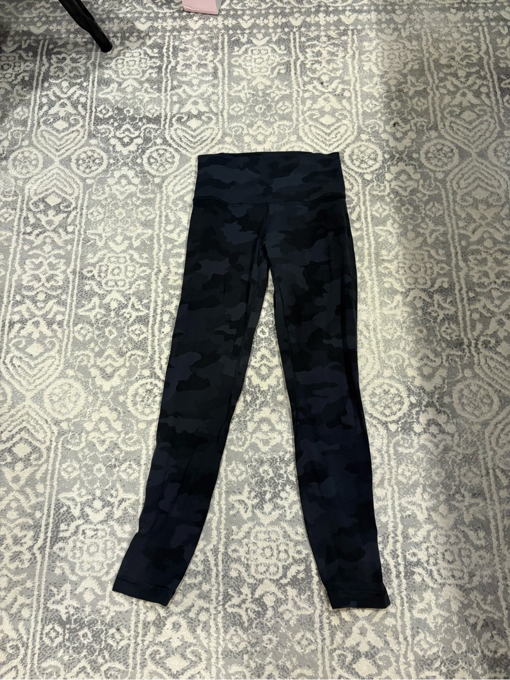 lululemon Navy Camo High-Rise Leggings